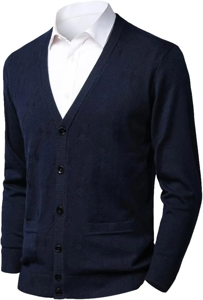 Мужской кардиган с v-образным вырезом, классический, шерстяной Btmpmcs
Мужской кардиган с v-образным вырезом, классический, шерстяной Btmpmcs