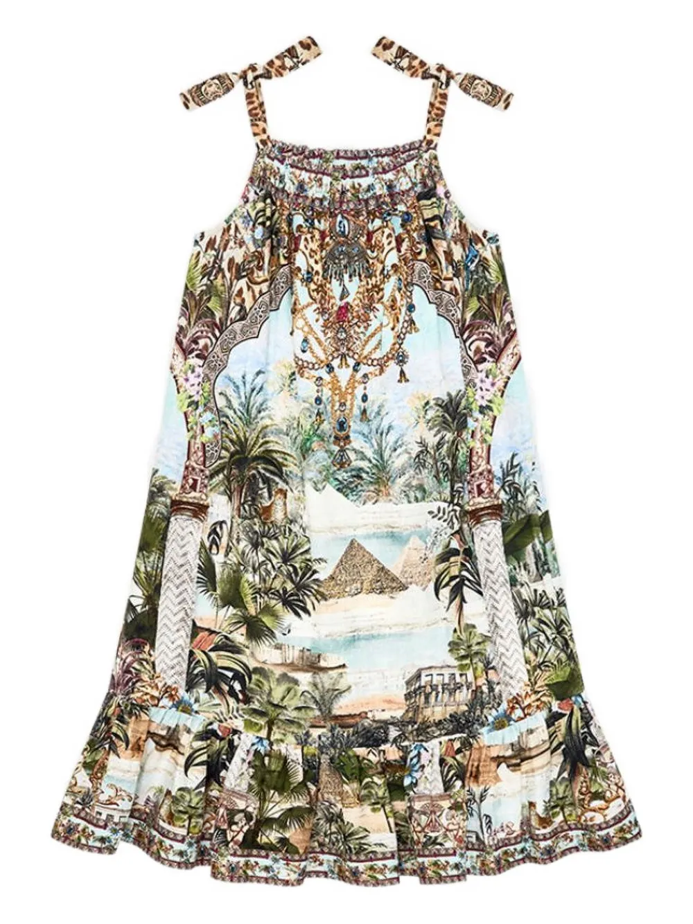 Повседневное платье с оборками Camilla Kids, коричневый
Повседневное платье с оборками Camilla Kids, коричневый