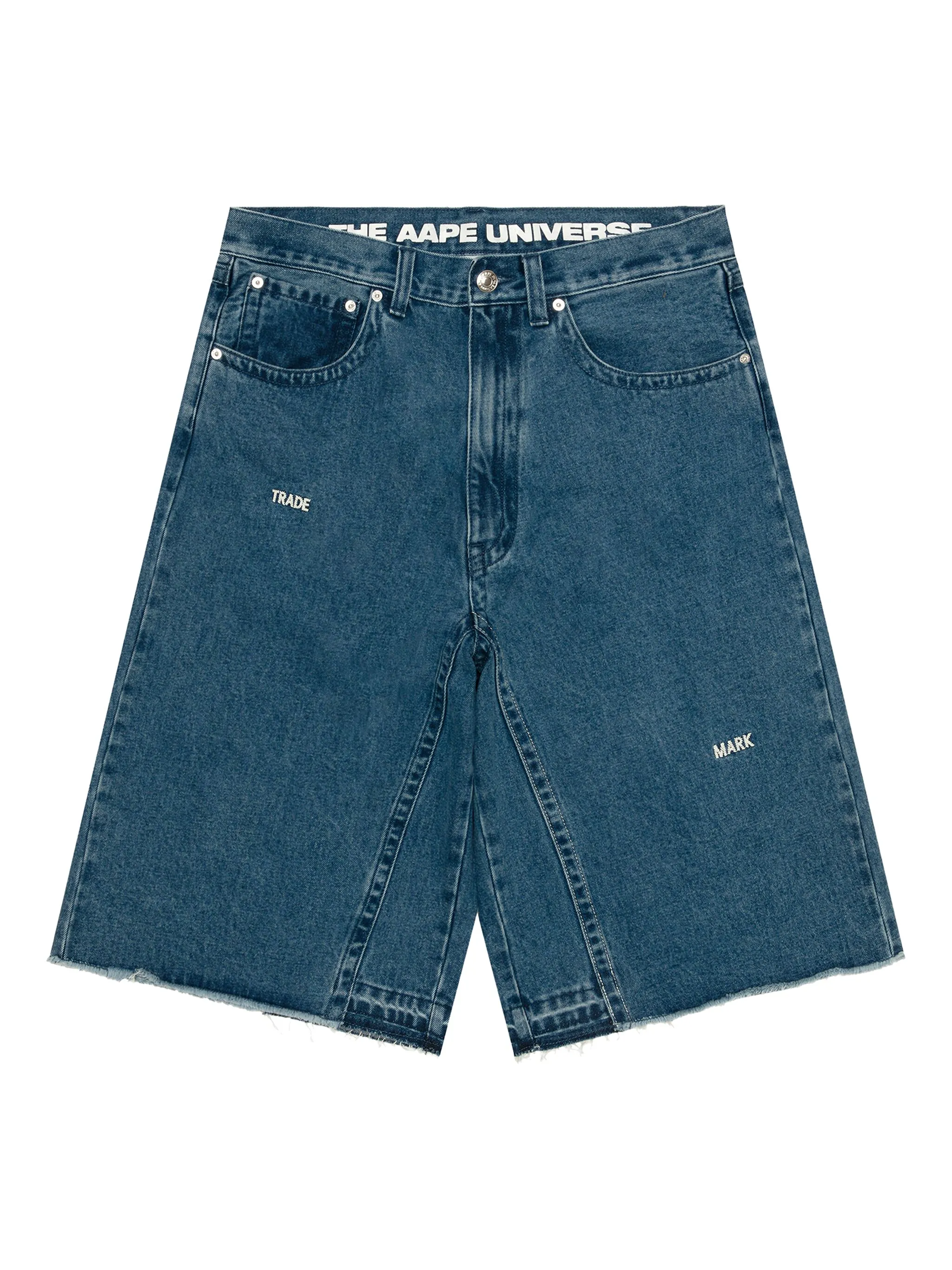 Джинсовые шорты с бахромой Aape By A Bathing Ape, синий
Джинсовые шорты с бахромой Aape By A Bathing Ape, синий