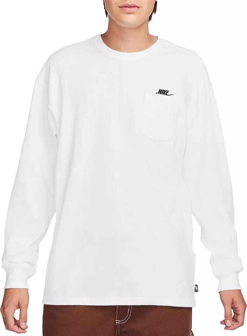 Мужская футболка с длинными рукавами и карманами Nike Sportswear Premium Essentials, белый
Мужская футболка с длинными рукавами и карманами Nike Sportswear Premium Essentials, белый