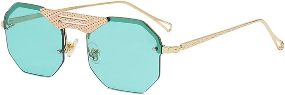 Винтажные безободковые солнцезащитные очки из сплава для мужчин, солнцезащитные очки с градиентным переходом цвета для женщин, металлические овальные очки HDUBFY, 7
Винтажные безободковые солнцезащитные очки из сплава для мужчин, солнцезащитные очки с градиентным переходом цвета для женщин, металлические овальные очки HDUBFY, 7