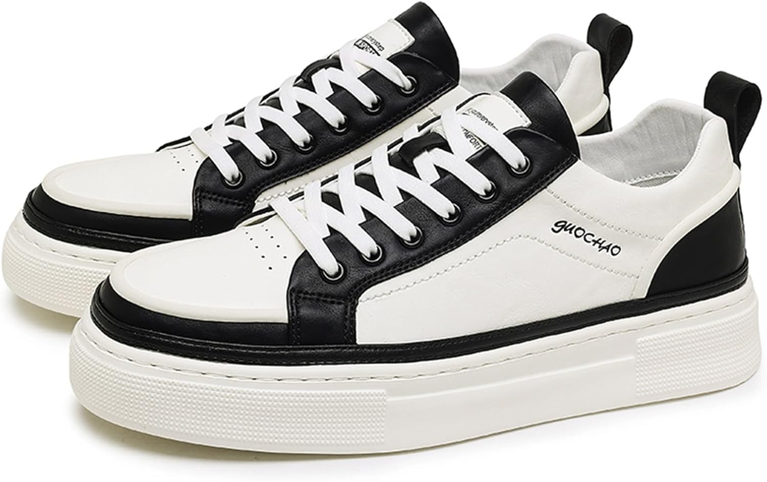 Мужские модные кожаные кроссовки на шнуровке с платформой, легкие, удобные, с нескользящей подошвой, повседневные, для прогулок, тенниса, вождения Netehadi, черный
Мужские модные кожаные кроссовки на шнуровке с платформой, легкие, удобные, с нескользящей подошвой, повседневные, для прогулок, тенниса, вождения Netehadi, черный