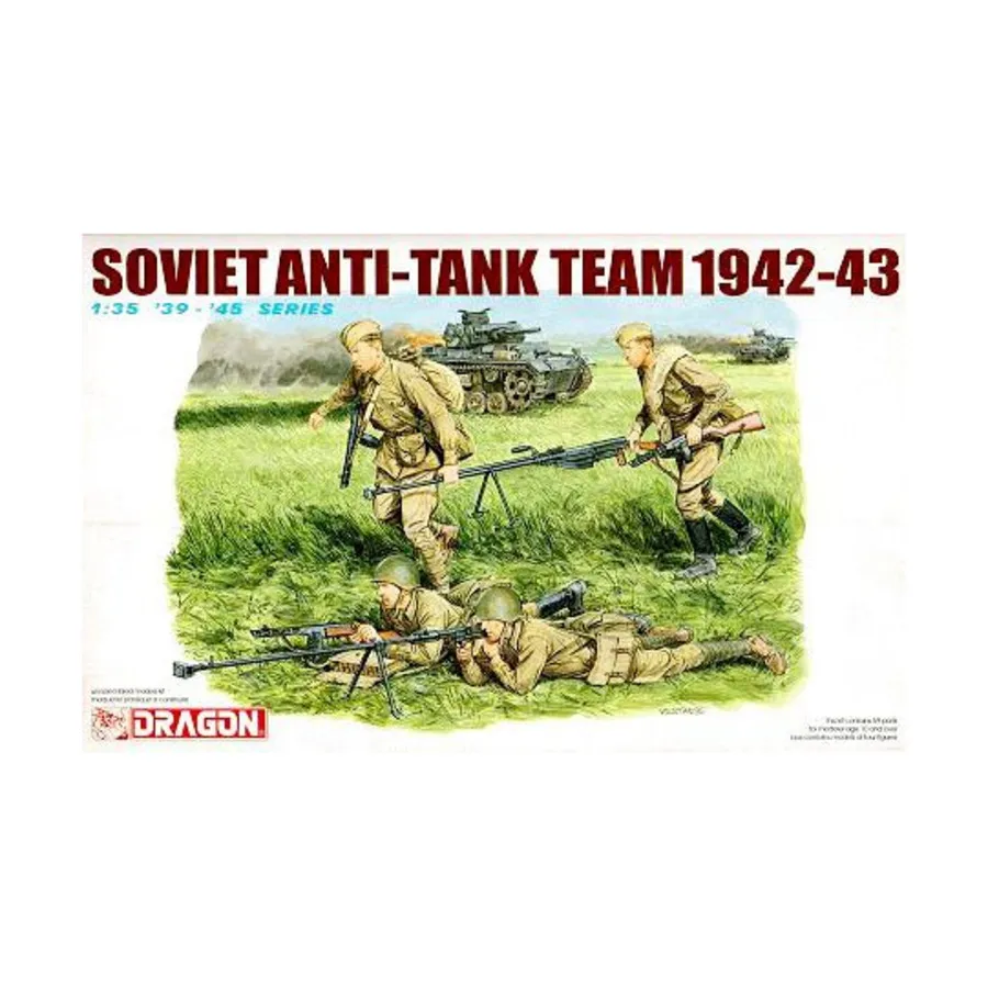Советская противотанковая группа 1942/43 г., Dragon Models - '39 to '45 Series - Russia (1:35)
Советская противотанковая группа 1942/43 г., Dragon Models - '39 to '45 Series - Russia (1:35)