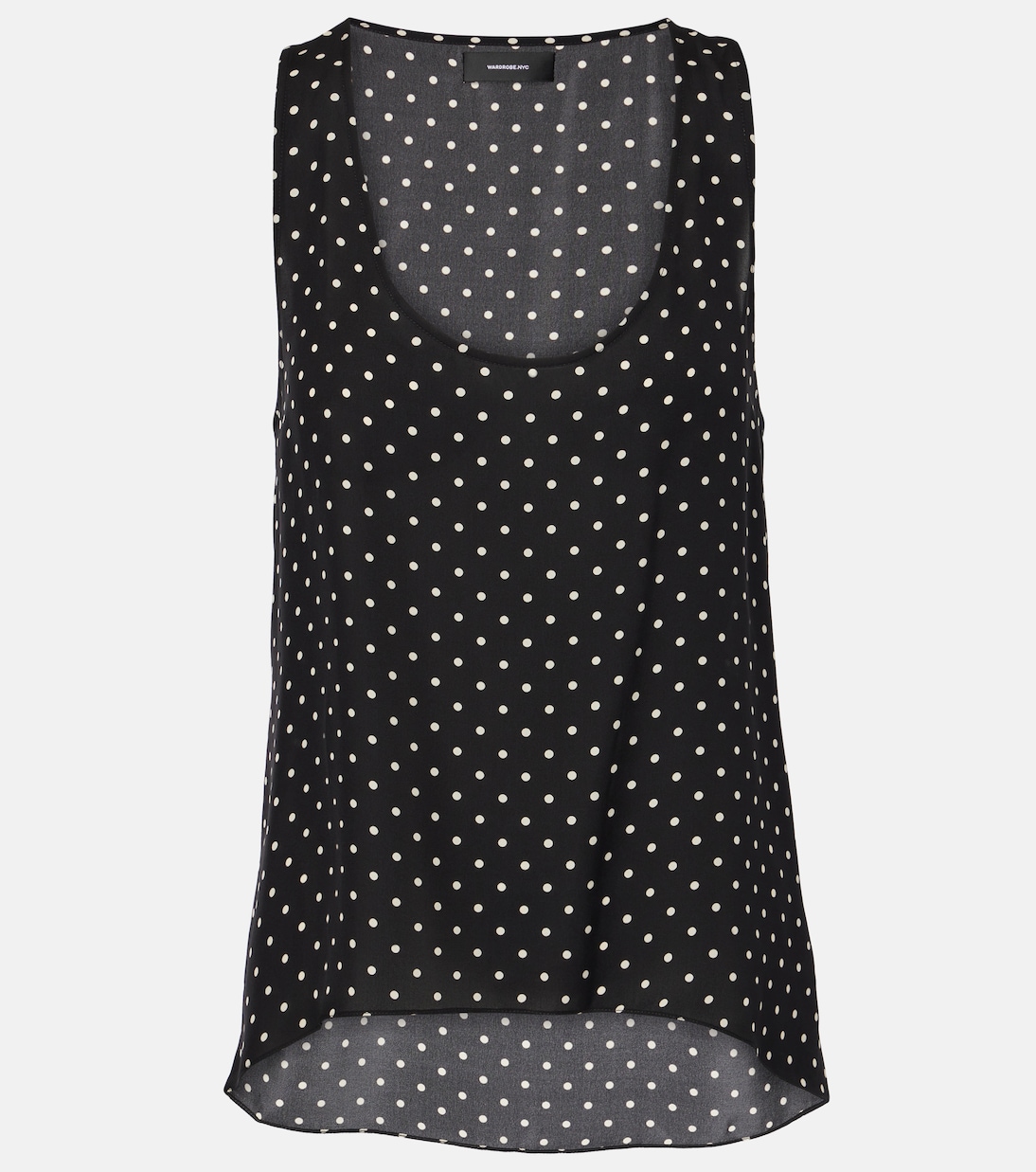 Шелковая майка в горошек Wardrobe.NYC, Black Podka Dot
Шелковая майка в горошек Wardrobe.NYC, Black Podka Dot