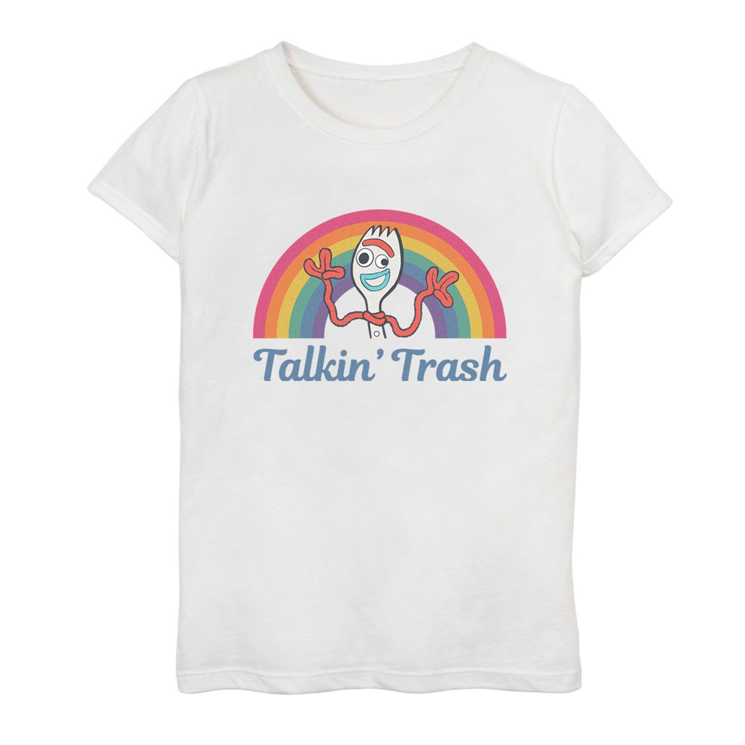 Футболка Forky «Talkin' Trash» с радужным рисунком «История игрушек 4» для девочек 7–16 лет Disney/Pixar Disney / Pixar, белый
Футболка Forky «Talkin' Trash» с радужным рисунком «История игрушек 4» для девочек 7–16 лет Disney/Pixar Disney / Pixar, белый
