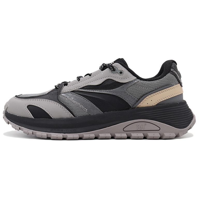 361° Мужские повседневные кроссовки Low Top, серо-черные, с противоскользящей и износостойкой подошвой
361° Мужские повседневные кроссовки Low Top, серо-черные, с противоскользящей и износостойкой подошвой