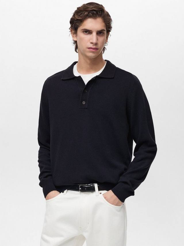 Повседневная поло с длинным рукавом Regular Fit Mango, Dark Blue
Повседневная поло с длинным рукавом Regular Fit Mango, Dark Blue