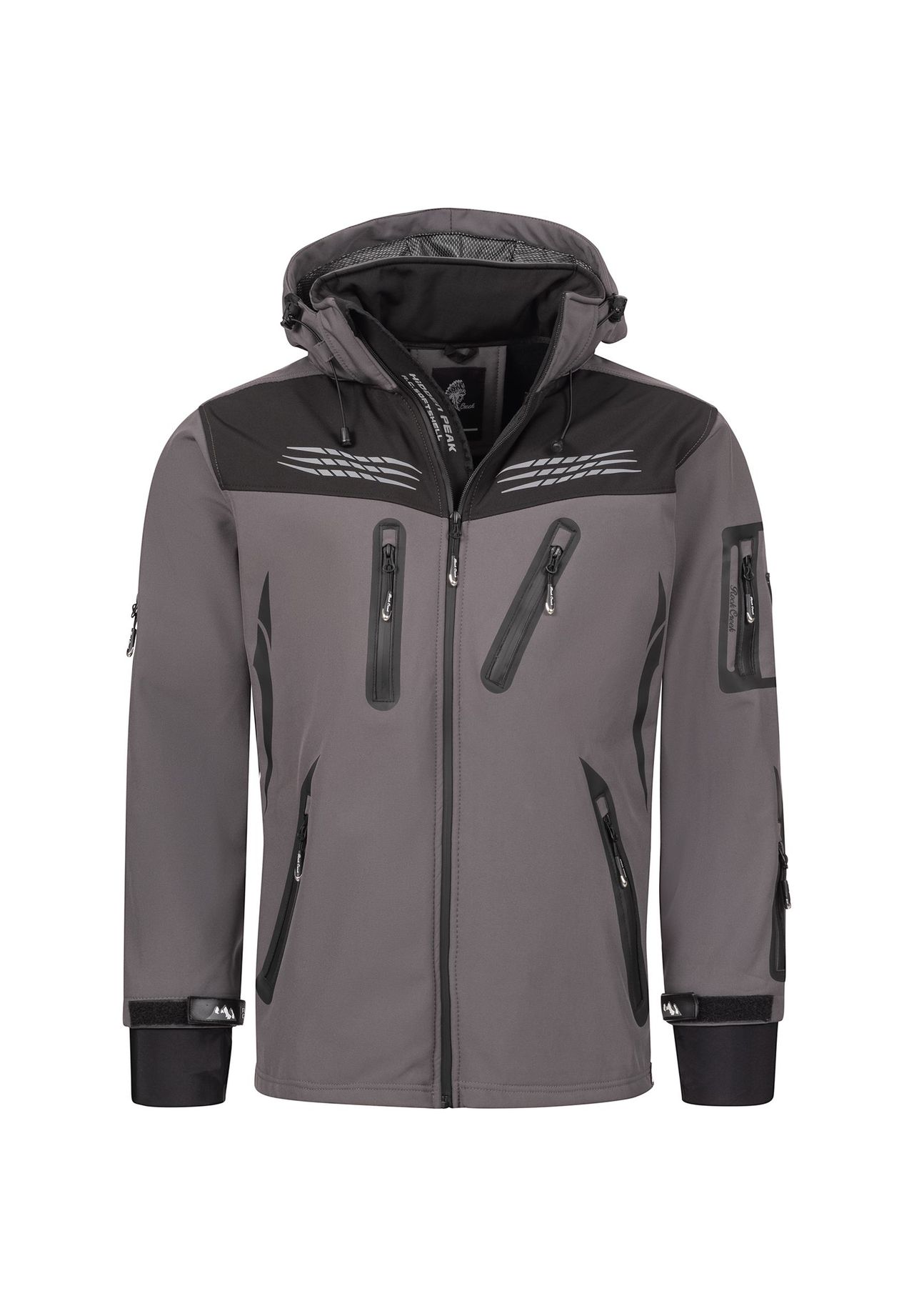 Куртка софтшелл, куртка стандартного кроя Rock Creek, серый
Куртка софтшелл, куртка стандартного кроя Rock Creek, серый