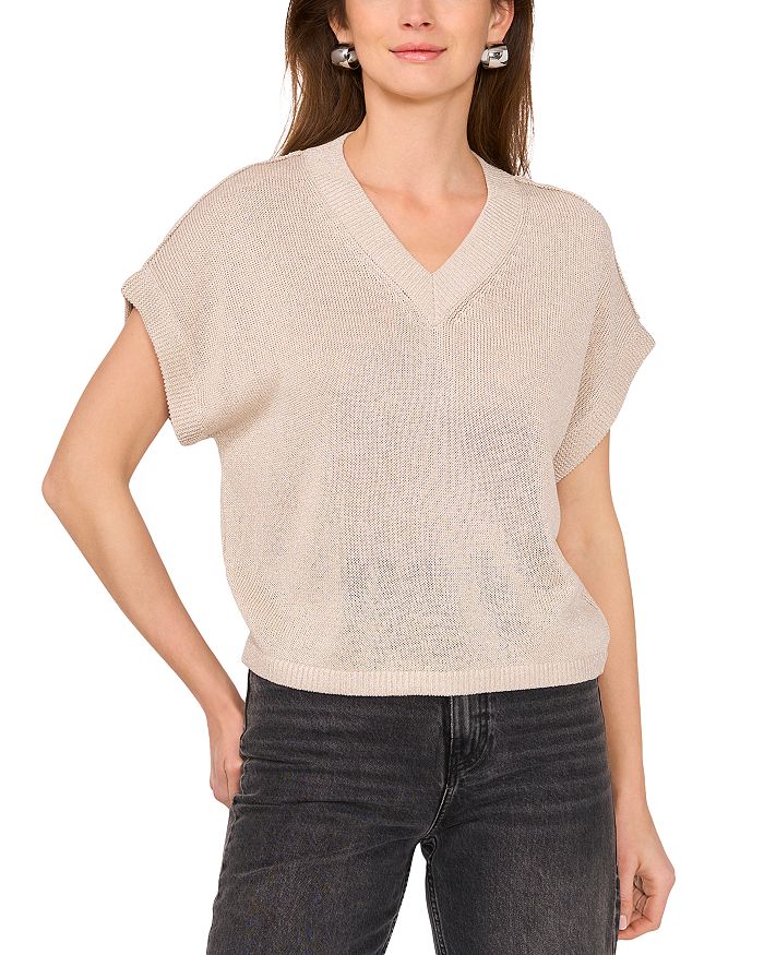 Свитер с V-образным вырезом VINCE CAMUTO, белый
Свитер с V-образным вырезом VINCE CAMUTO, белый