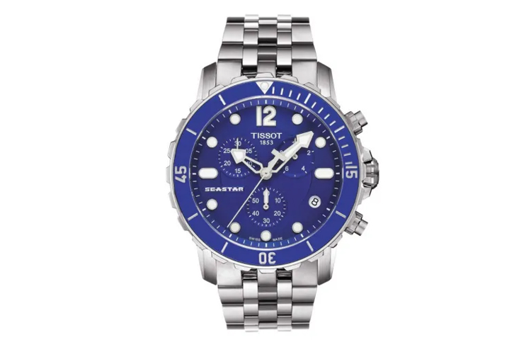 TISSOT T SPORT Collection, кварцевый механизм, водонепроницаемость 300 метров, мужские часы, диаметр 45 мм, синий циферблат
TISSOT T SPORT Collection, кварцевый механизм, водонепроницаемость 300 метров, мужские часы, диаметр 45 мм, синий циферблат