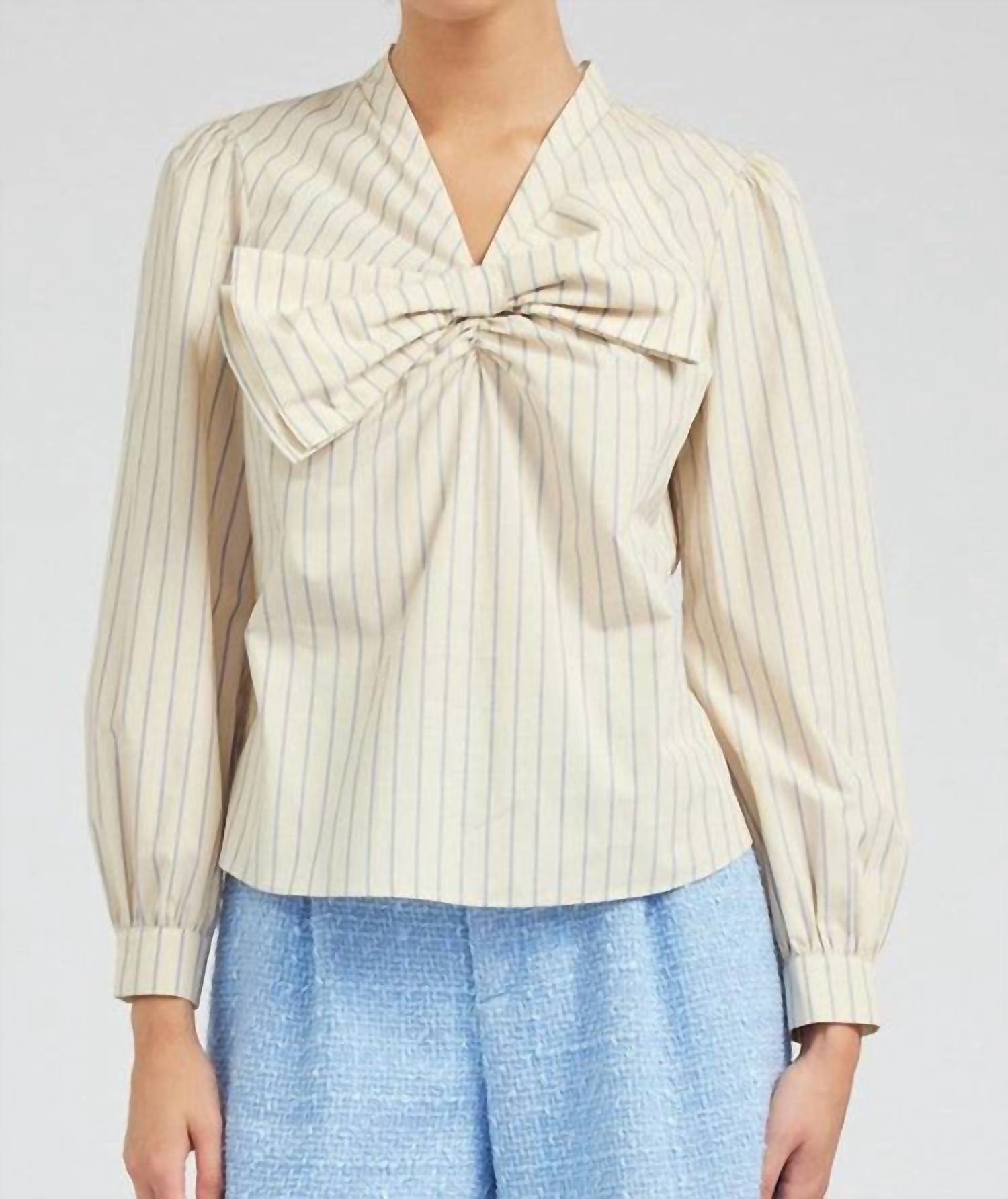 Блузка Briella в натуральном цвете Current air 
Блузка Briella в натуральном цвете Current air