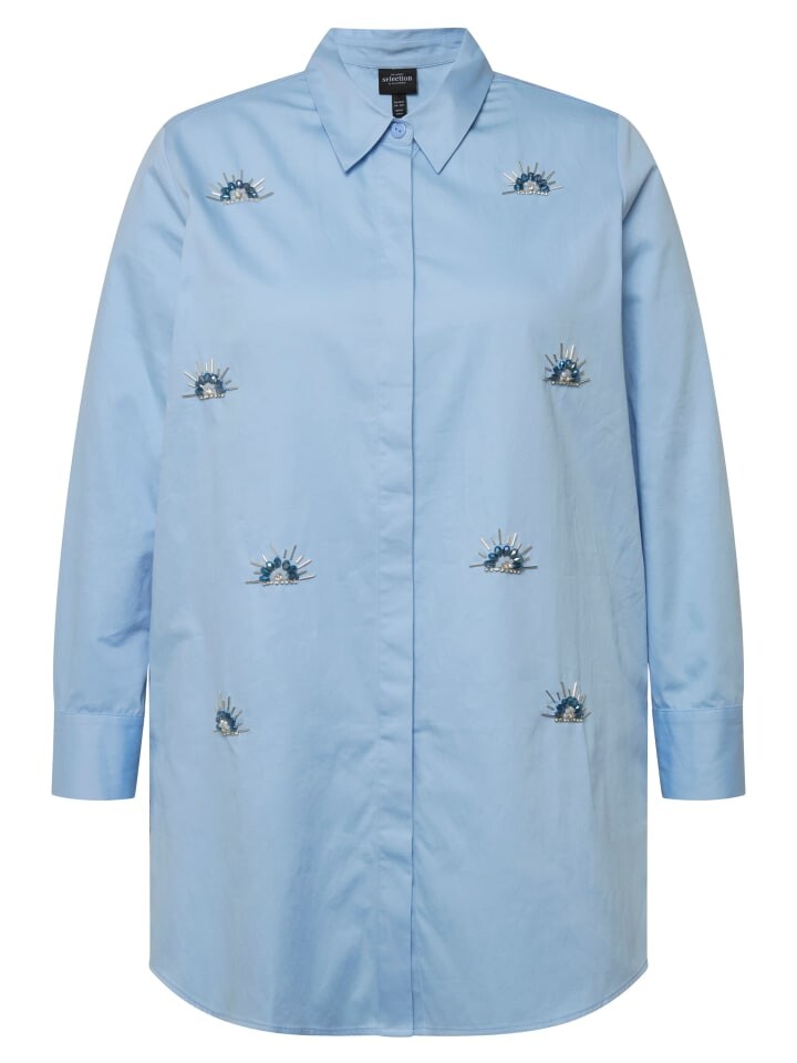 Блуза Ulla Popken, голубой
Блуза Ulla Popken, голубой