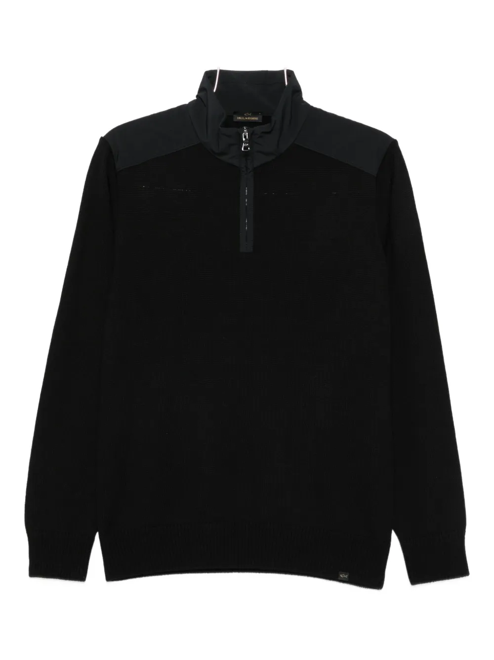 Шерстяной свитер с высоким воротом и застежкой-молнией на половину длины Paul & Shark, черный
Шерстяной свитер с высоким воротом и застежкой-молнией на половину длины Paul & Shark, черный