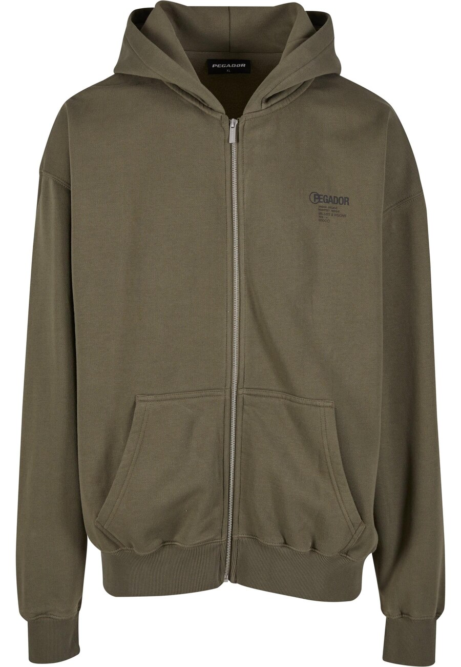 Худи с капюшоном на молнии Pegador Lina, Olive
Худи с капюшоном на молнии Pegador Lina, Olive
