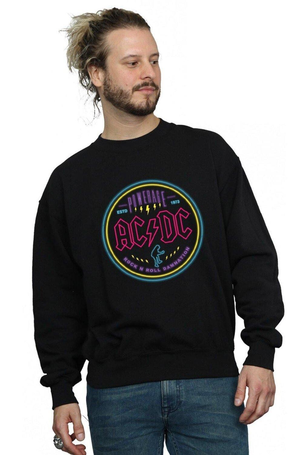 Неоновая толстовка с круглым вырезом AC/DC, черный
Неоновая толстовка с круглым вырезом AC/DC, черный