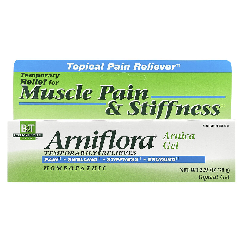 Boericke & Tafel, Arniflora, Актуальный гель с арникой, 2,75 унции (78 г)
Boericke & Tafel, Arniflora, Актуальный гель с арникой, 2,75 унции (78 г)