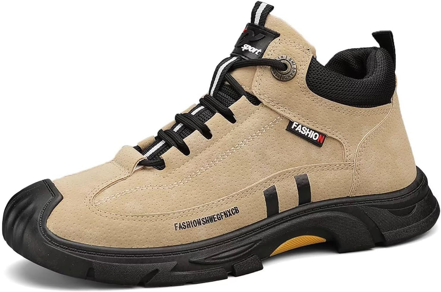 Мужские высокие кроссовки TERBOFIN для ходьбы, ботинки, модные повседневные походные ботинки для активного отдыха и кемпинга с усиленным носком, бежевый
Мужские высокие кроссовки TERBOFIN для ходьбы, ботинки, модные повседневные походные ботинки для активного отдыха и кемпинга с усиленным носком, бежевый