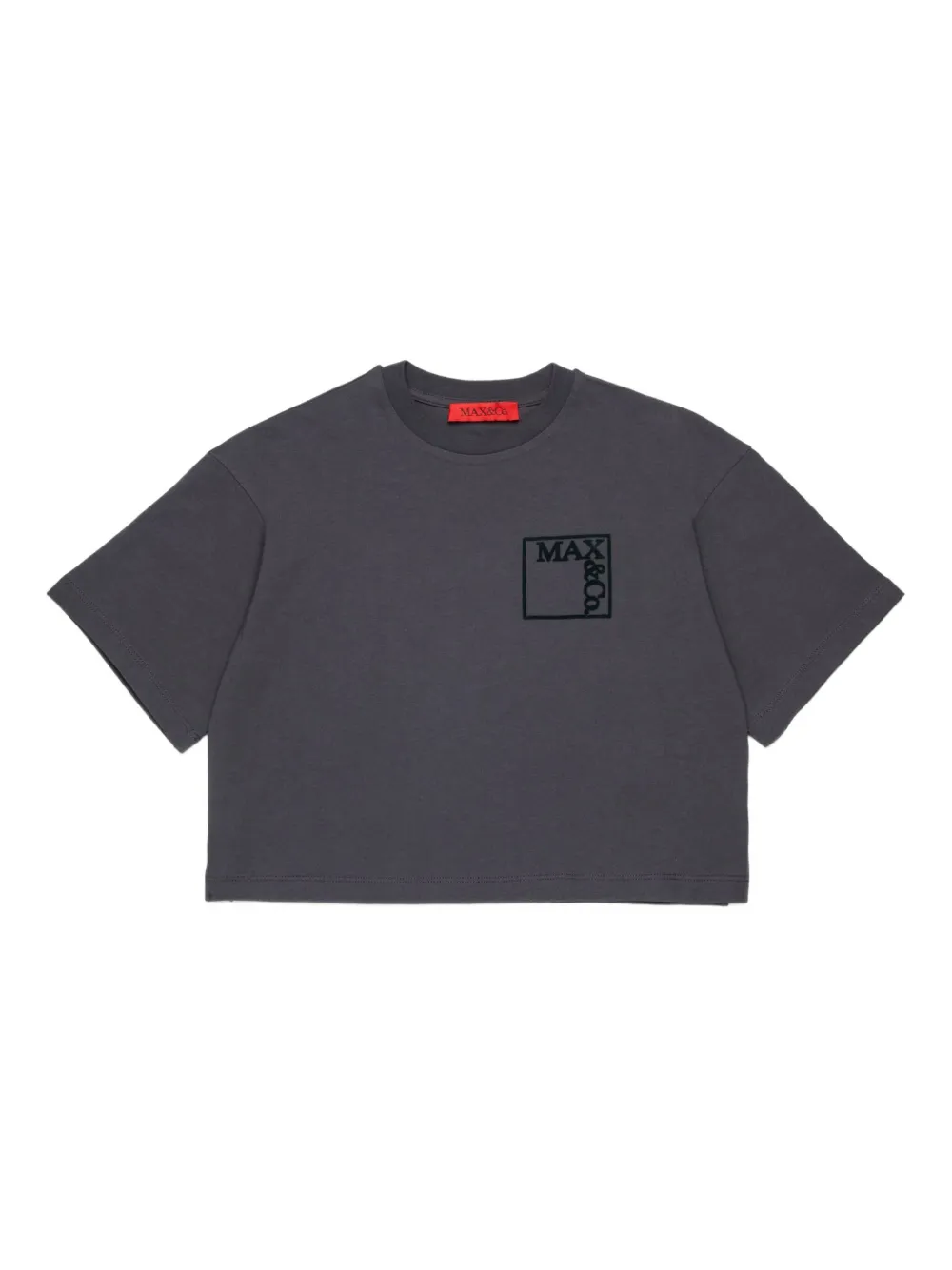 Укороченная футболка MAX&Co. Kids, черный
Укороченная футболка MAX&Co. Kids, черный