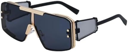 Солнцезащитные очки большого квадратного размера 2027 года для женщин, металлическая оправа, панк-очки для мужчин, винтажные очки в стиле стимпанк MTZJH, C1goldblackgray
Солнцезащитные очки большого квадратного размера 2027 года для женщин, металлическая оправа, панк-очки для мужчин, винтажные очки в стиле стимпанк MTZJH, C1goldblackgray