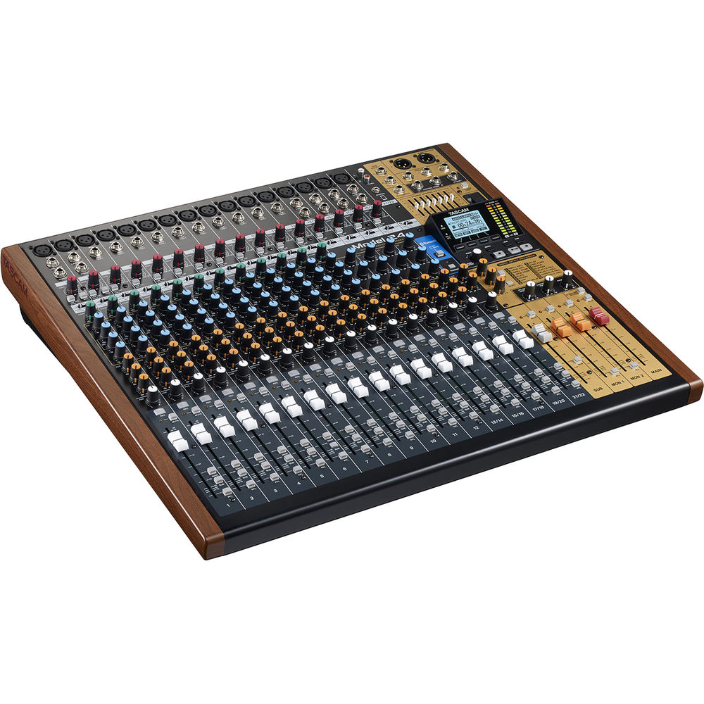 TASCAM Model 24 - цифровой микшер, рекордер и USB-аудиоинтерфейс
TASCAM Model 24 - цифровой микшер, рекордер и USB-аудиоинтерфейс