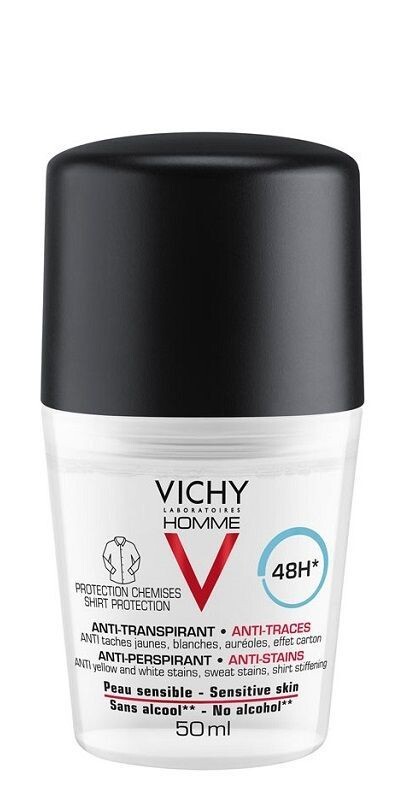 Vichy Homme Deo 48h антиперспирант для мужчин, 50 ml
Vichy Homme Deo 48h антиперспирант для мужчин, 50 ml