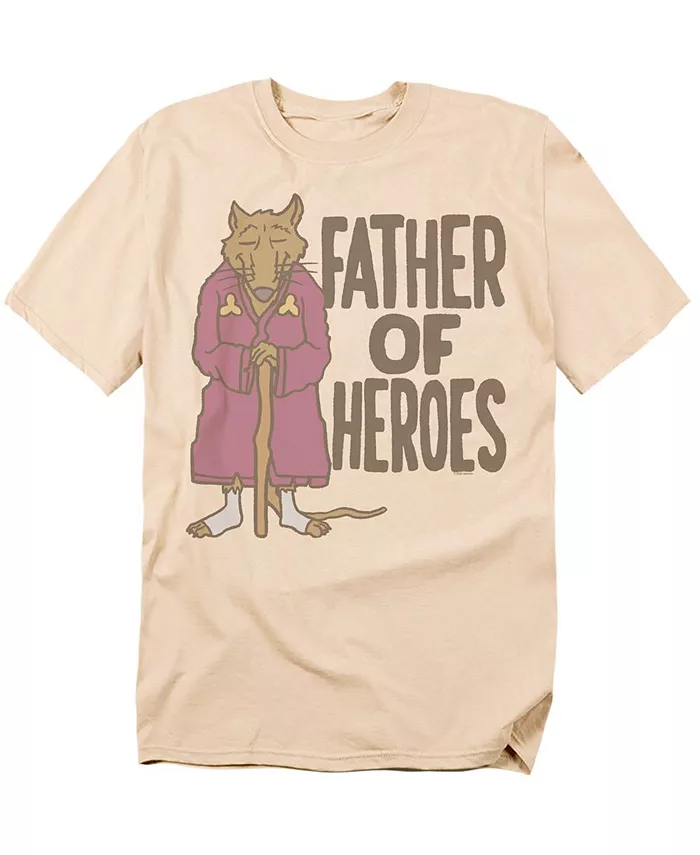 Мужская футболка TMNT Отец Героев Teenage Mutant Ninja Turtles, загар/бежевый
Мужская футболка TMNT Отец Героев Teenage Mutant Ninja Turtles, загар/бежевый