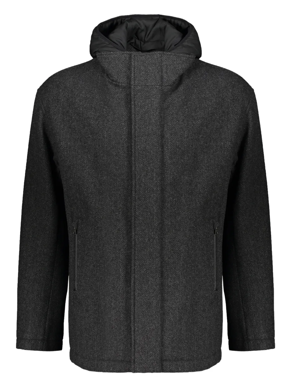 Куртка с высоким воротником и съемной панелью Herno, серый
Куртка с высоким воротником и съемной панелью Herno, серый