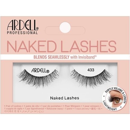 Naked Lash 433 Черные накладные ресницы Тонкий естественный легкий объем – Подходит для веганов, Ardell
Naked Lash 433 Черные накладные ресницы Тонкий естественный легкий объем – Подходит для веганов, Ardell