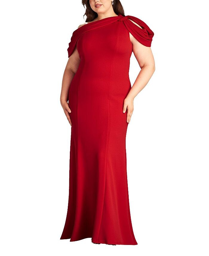 Платье с драпировкой на плечах Tadashi Shoji Copley - Большие размеры, красный
Платье с драпировкой на плечах Tadashi Shoji Copley - Большие размеры, красный