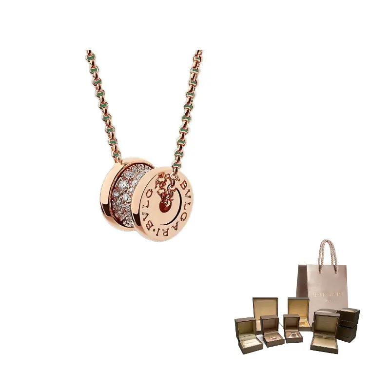 BVLGARI B.Zero1 Series Brand Logo Necklaces Women's Rose Gold
BVLGARI B.Zero1 Series Brand Logo Necklaces Women's Rose Gold