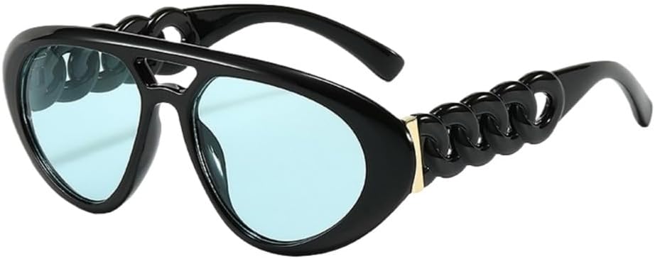 Крупные солнцезащитные очки с двойной перемычкой овальной формы для женщин, ретро-очки с цветными линзами, модные солнцезащитные очки для мужчин с защитой от УФ-излучения UV400 UJNHGQ, Black Blue
Крупные солнцезащитные очки с двойной перемычкой овальной формы для женщин, ретро-очки с цветными линзами, модные солнцезащитные очки для мужчин с защитой от УФ-излучения UV400 UJNHGQ, Black Blue