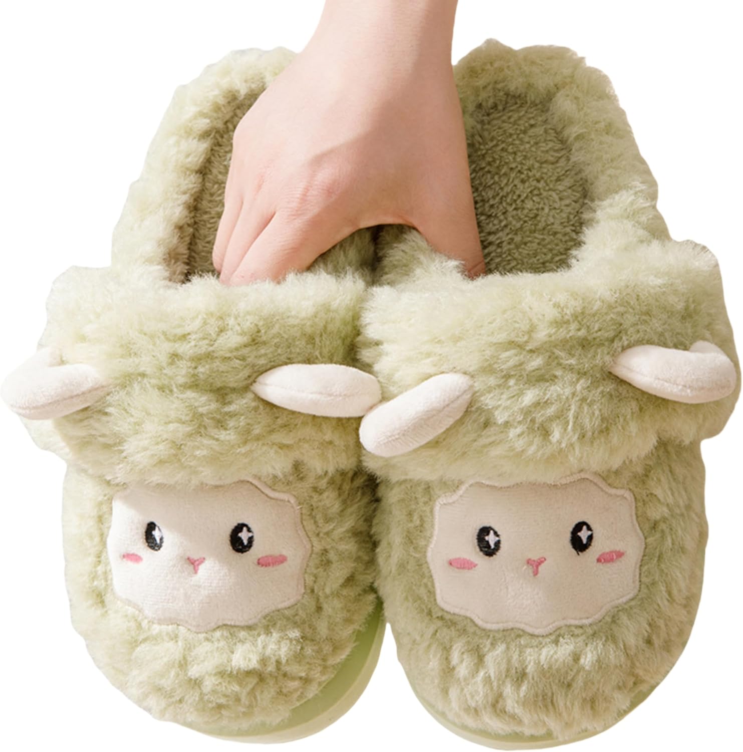 JUTONGCHANG Милые маленькие тапочки в виде козлят, мужские и женские домашние теплые тапочки, зимние тапочки, женские домашние тапочки, креативные тапочки для родителей и детей, зеленый
JUTONGCHANG Милые маленькие тапочки в виде козлят, мужские и женские домашние теплые тапочки, зимние тапочки, женские домашние тапочки, креативные тапочки для родителей и детей, зеленый