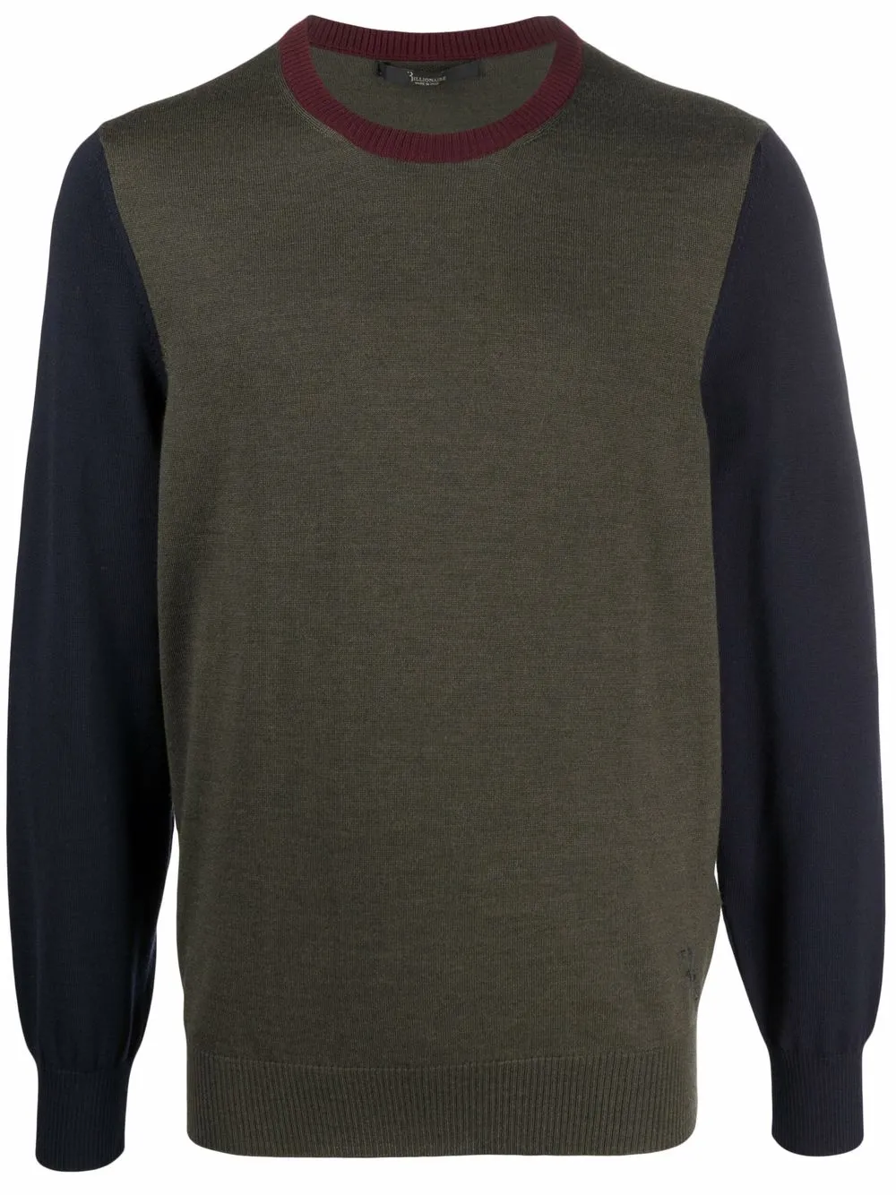 Джемпер в стиле колор-блок Billionaire, синий
Джемпер в стиле колор-блок Billionaire, синий