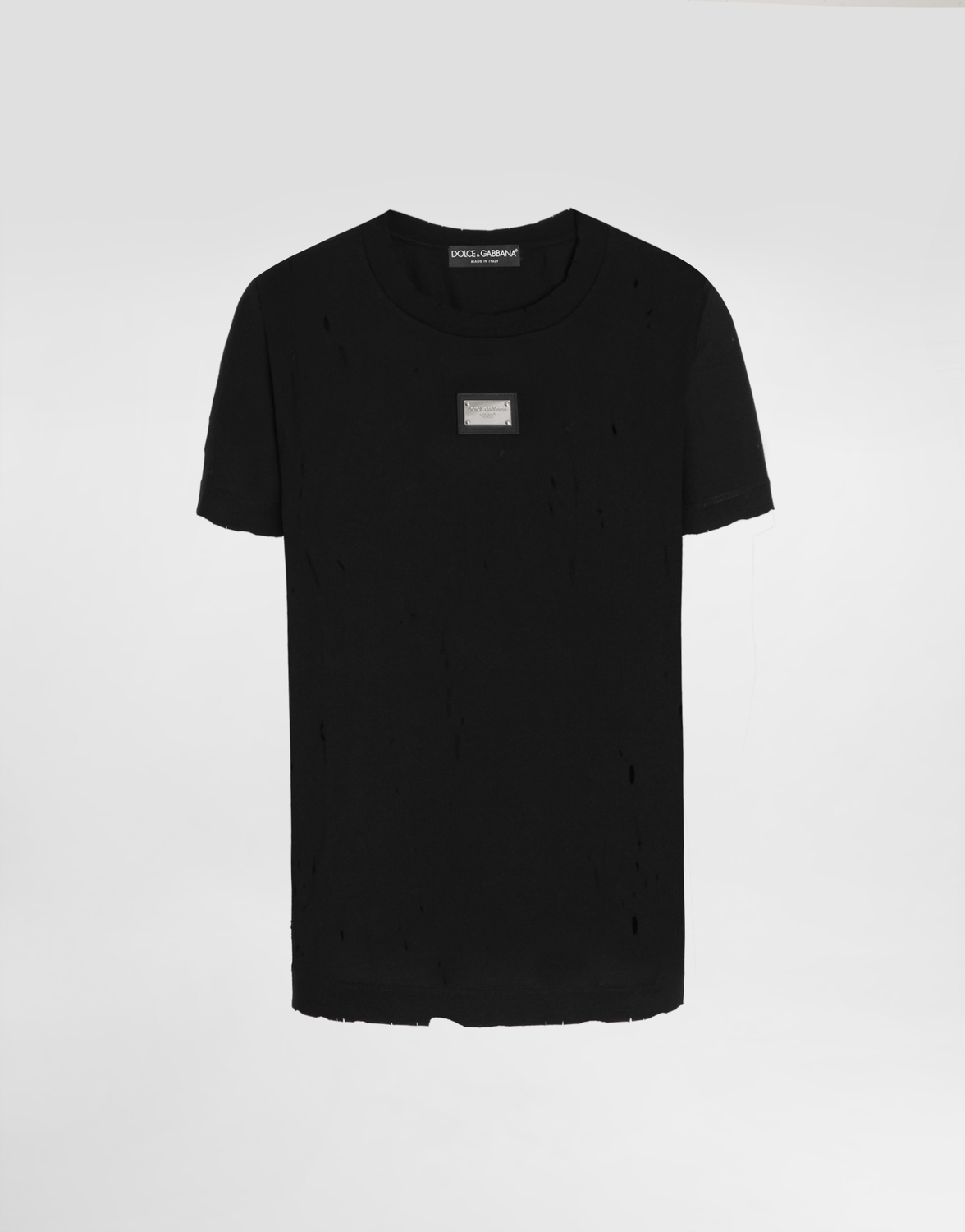 Футболка из джерси с прорехами и биркой dolce&gabbana Dolce & Gabbana, черный
Футболка из джерси с прорехами и биркой dolce&gabbana Dolce & Gabbana, черный