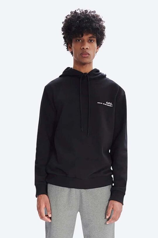 Толстовка Hoodie Item из хлопка A.P.C., черный
Толстовка Hoodie Item из хлопка A.P.C., черный