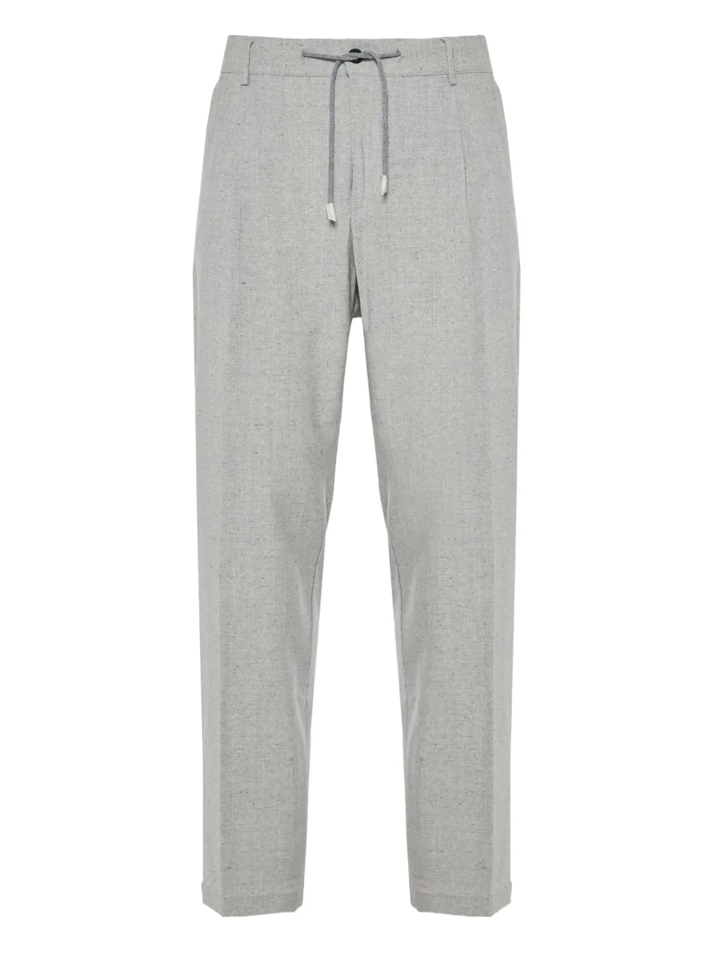 Брюки со складками и завязками Eleventy, серый 
Брюки со складками и завязками Eleventy, серый