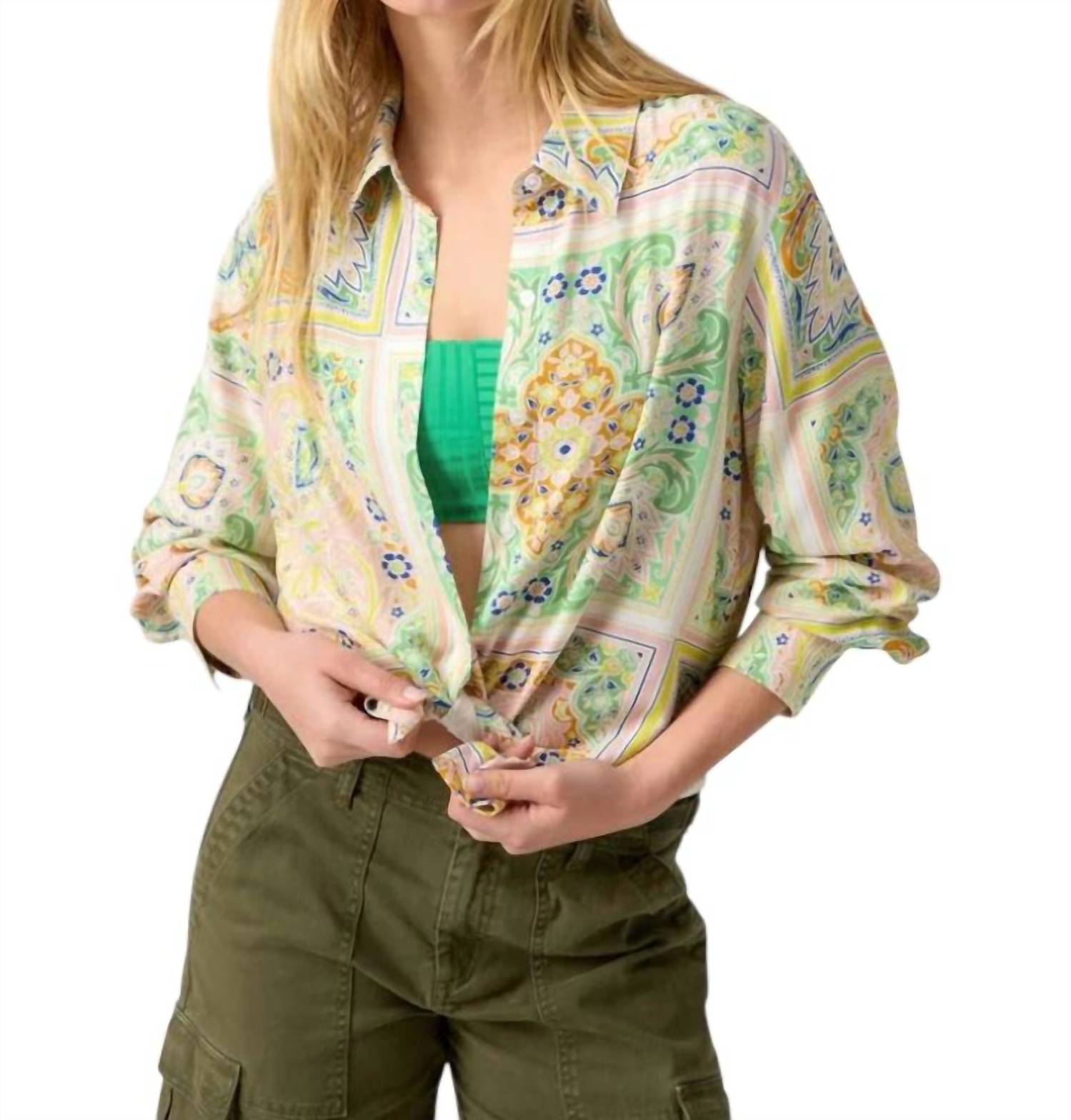 Винтажная рубашка в шарфе с узором пейсли Sanctuary, цвет scarf paisley
Винтажная рубашка в шарфе с узором пейсли Sanctuary, цвет scarf paisley