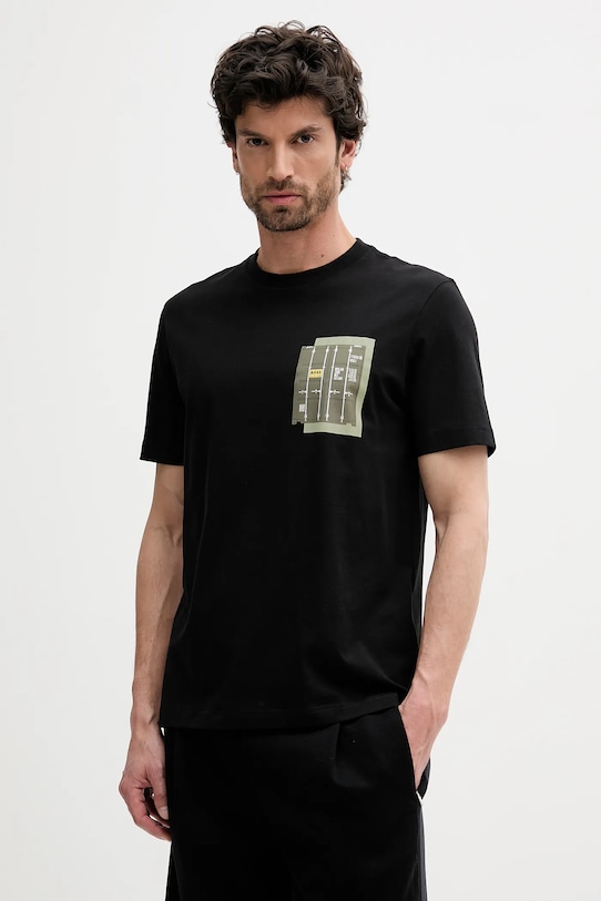 Хлопковая футболка Boss Orange, черный
Хлопковая футболка Boss Orange, черный