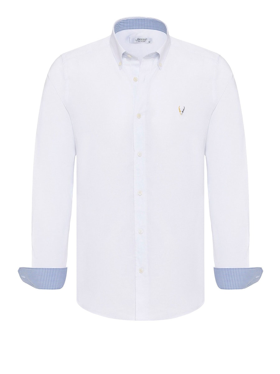 Рубашка на пуговицах классического кроя By Diess Collection, белый
Рубашка на пуговицах классического кроя By Diess Collection, белый