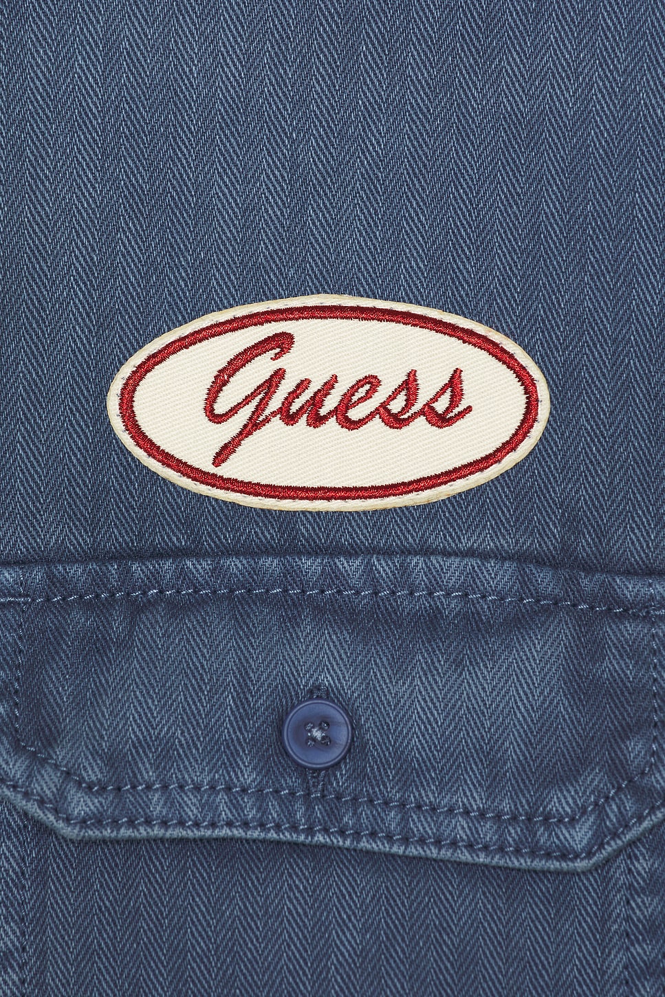 Винтажная рубашка с заплатками Guess Originals, синий
Винтажная рубашка с заплатками Guess Originals, синий