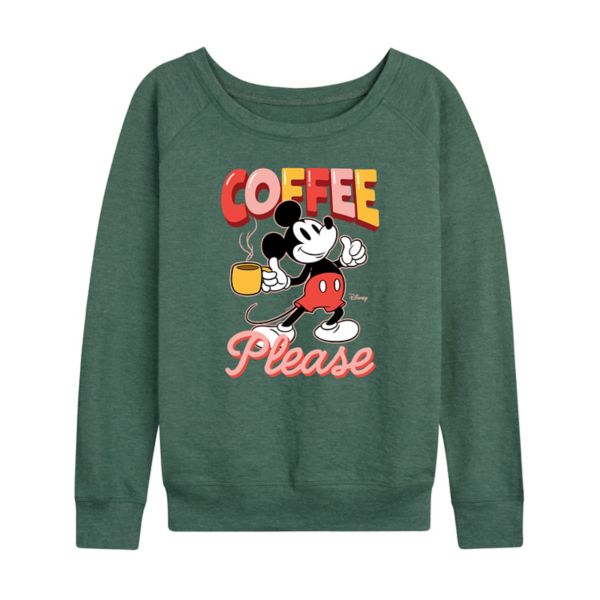 Микки Маус женская кофейная футболка с длинным рукавом из французского футера Disney, зеленый
Микки Маус женская кофейная футболка с длинным рукавом из французского футера Disney, зеленый