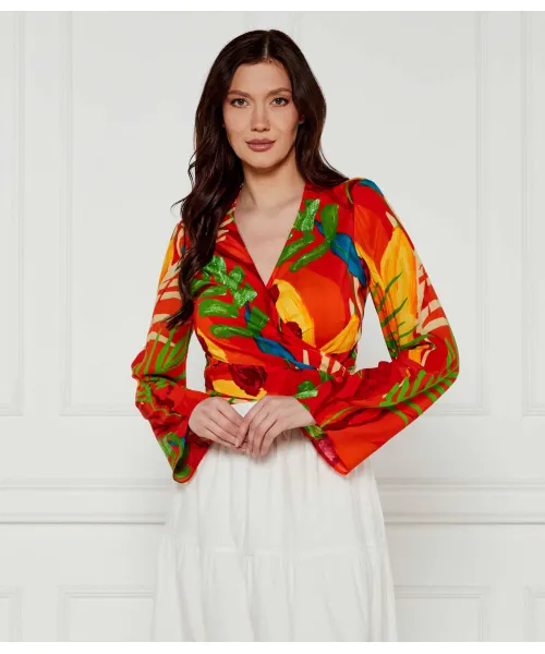 Багамская голубая блузка Slim fit Desigual, оранжевый
Багамская голубая блузка Slim fit Desigual, оранжевый