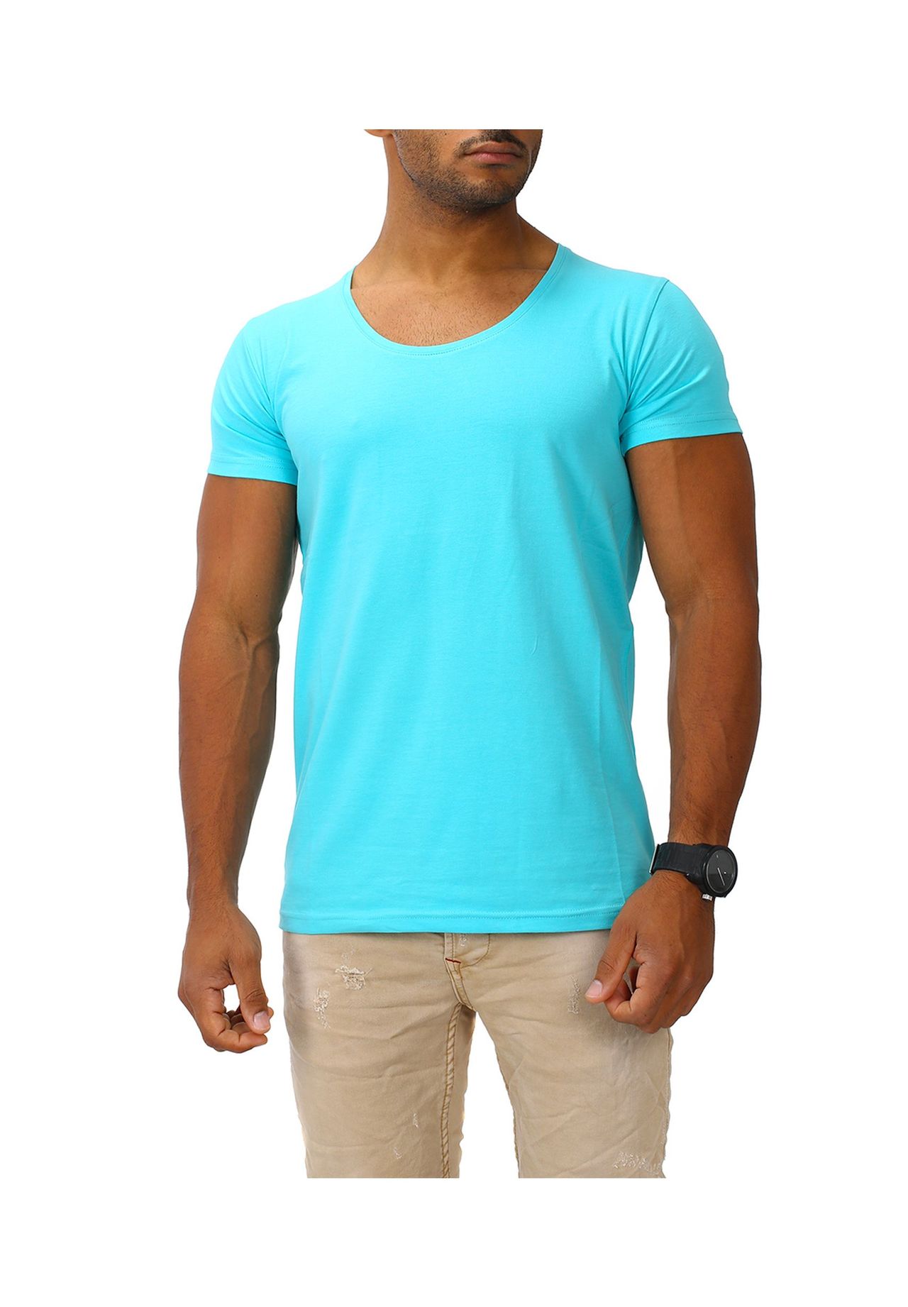 Футболка с круглым вырезом JOE FRANKS, бирюзовый
Футболка с круглым вырезом JOE FRANKS, бирюзовый