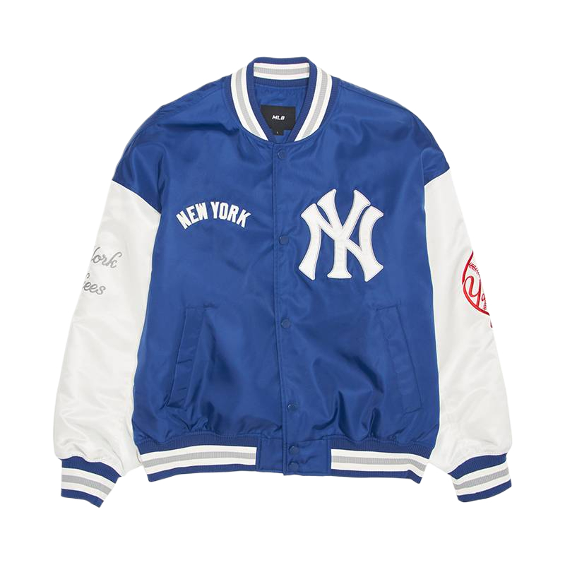 MLB Куртка Unisex New York Yankees/Navy Blue с бейсбольным воротником
MLB Куртка Unisex New York Yankees/Navy Blue с бейсбольным воротником