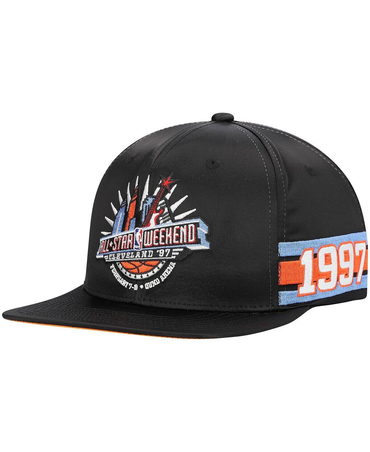 Мужская черная классическая кепка Snapback с гладкой спинкой из твердой древесины, посвященная Матчу всех звезд НБА 1997 года Mitchell & Ness
Мужская черная классическая кепка Snapback с гладкой спинкой из твердой древесины, посвященная Матчу всех звезд НБА 1997 года Mitchell & Ness