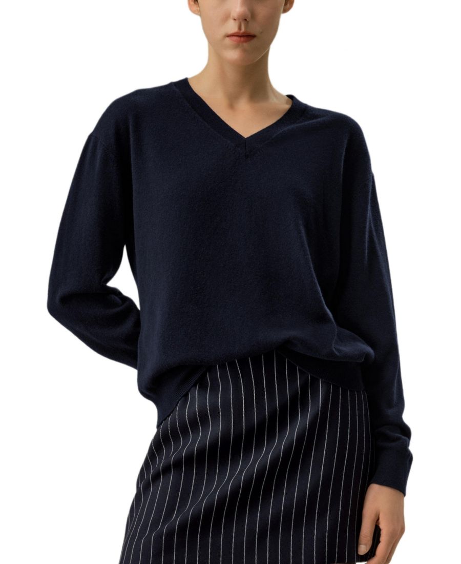 Детский кашемировый свитер с V-образным вырезом LILYSILK, Navy blue
Детский кашемировый свитер с V-образным вырезом LILYSILK, Navy blue