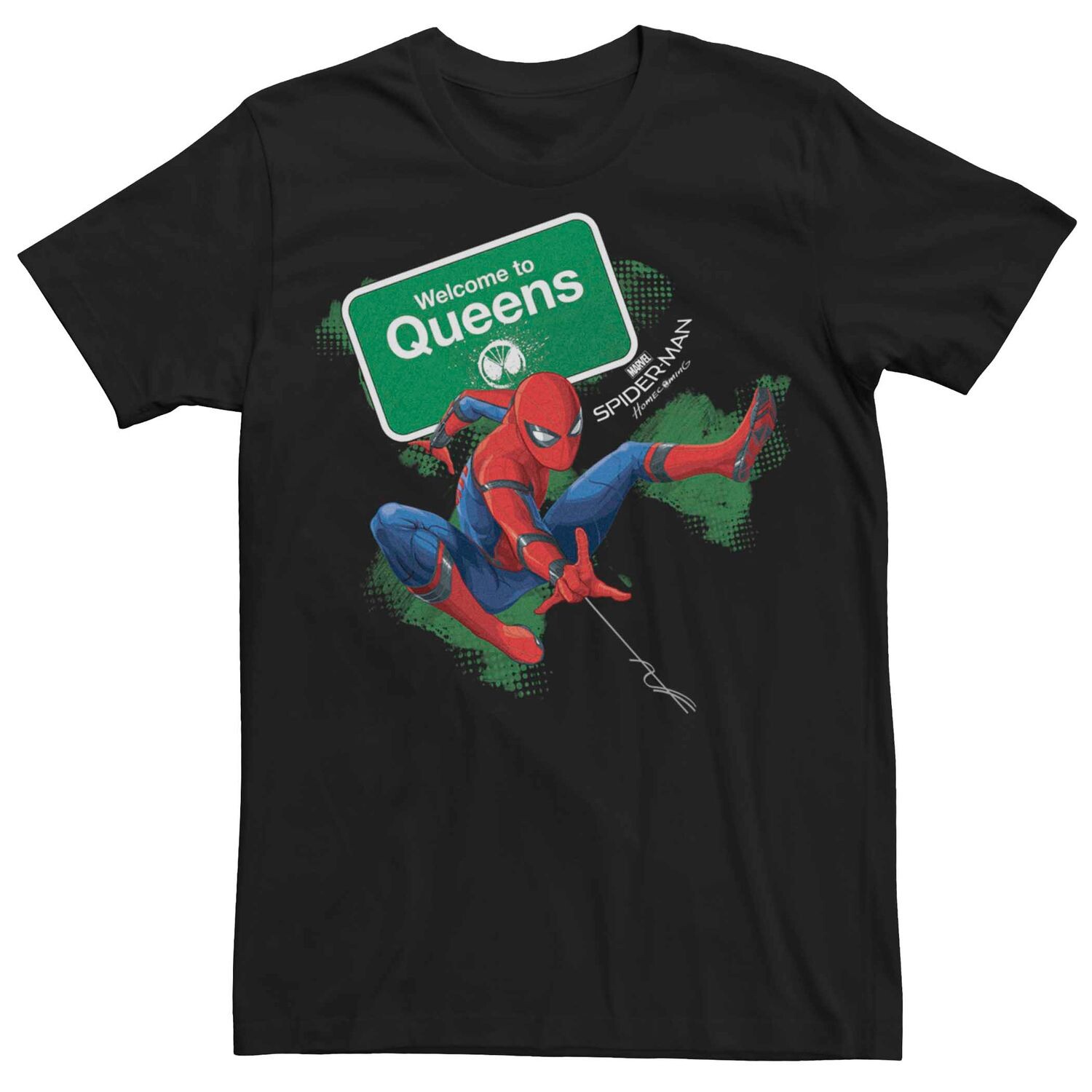 Мужская футболка с надписью Marvel's Spider-Man Welcome To Queens Licensed Character
Мужская футболка с надписью Marvel's Spider-Man Welcome To Queens Licensed Character