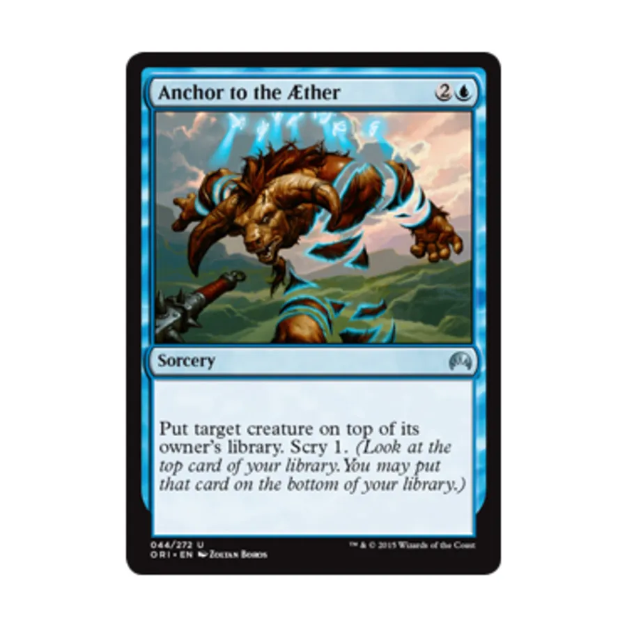 CCG Якорь эфира (U), MTG - Magic Origins
CCG Якорь эфира (U), MTG - Magic Origins