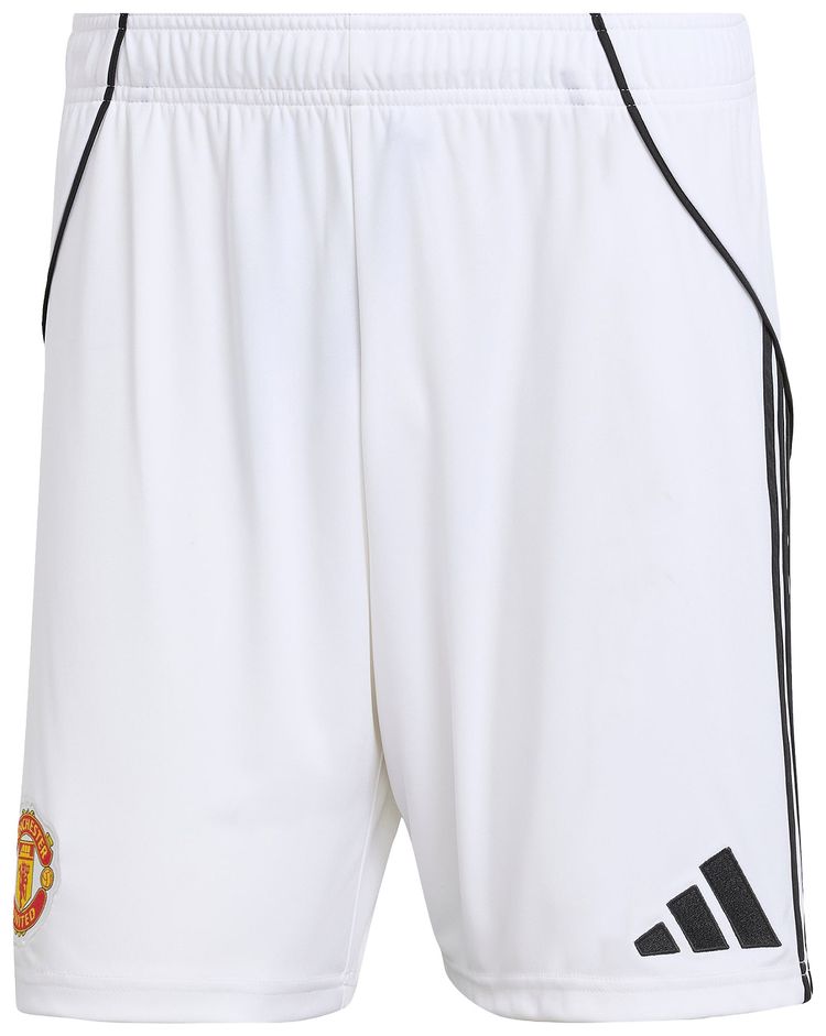 Домашние шорты Adidas Manchester United сезона 25/26, белые
Домашние шорты Adidas Manchester United сезона 25/26, белые