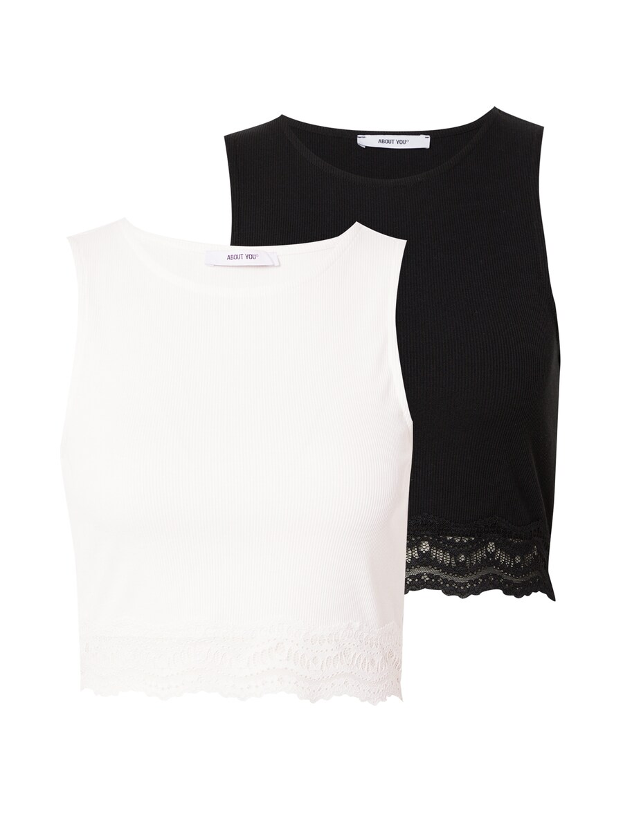 Топ ABOUT YOU Tenea, черный/белый
Топ ABOUT YOU Tenea, черный/белый